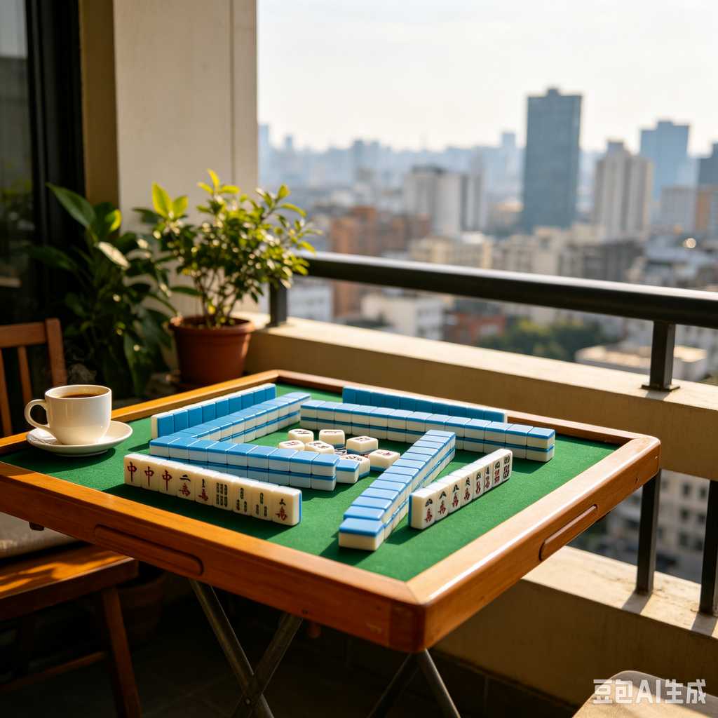 mahjong tile pushers and racks set