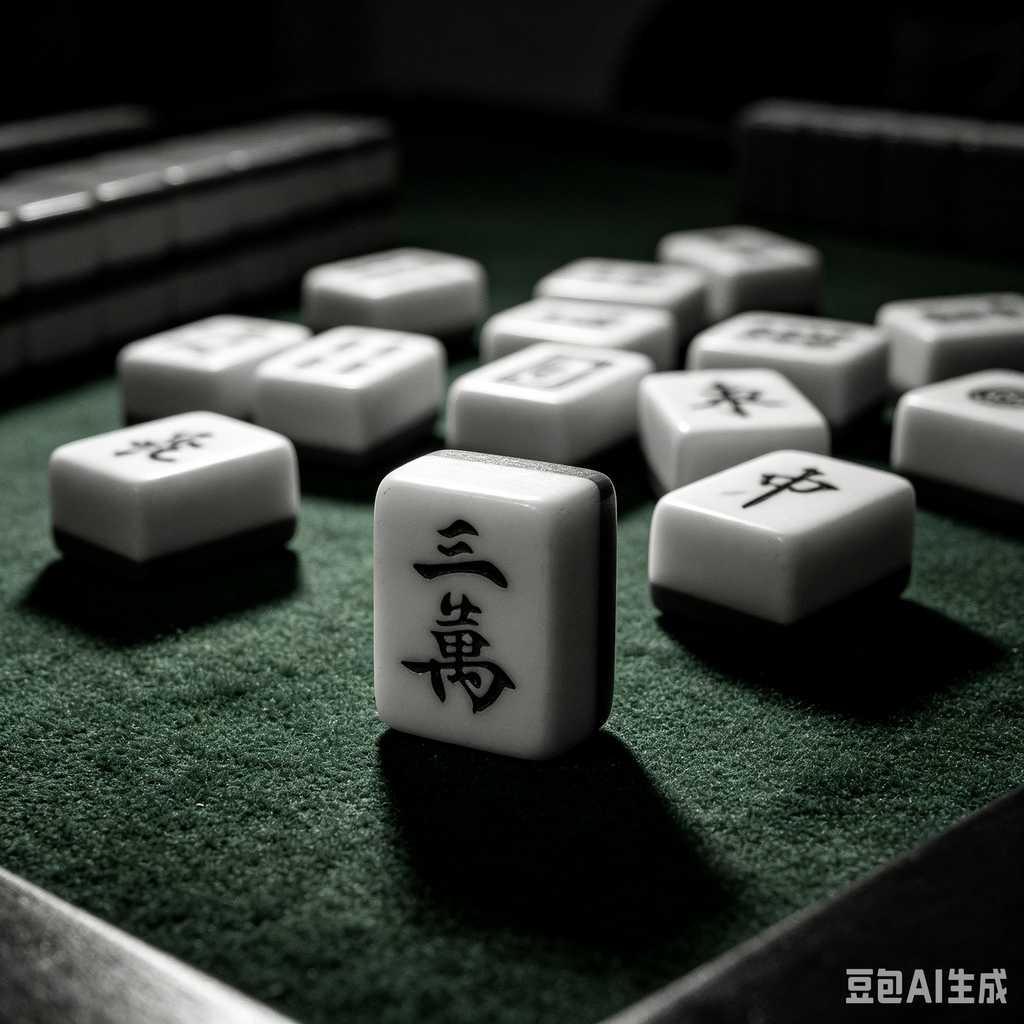 traditional oriental mahjong tiles