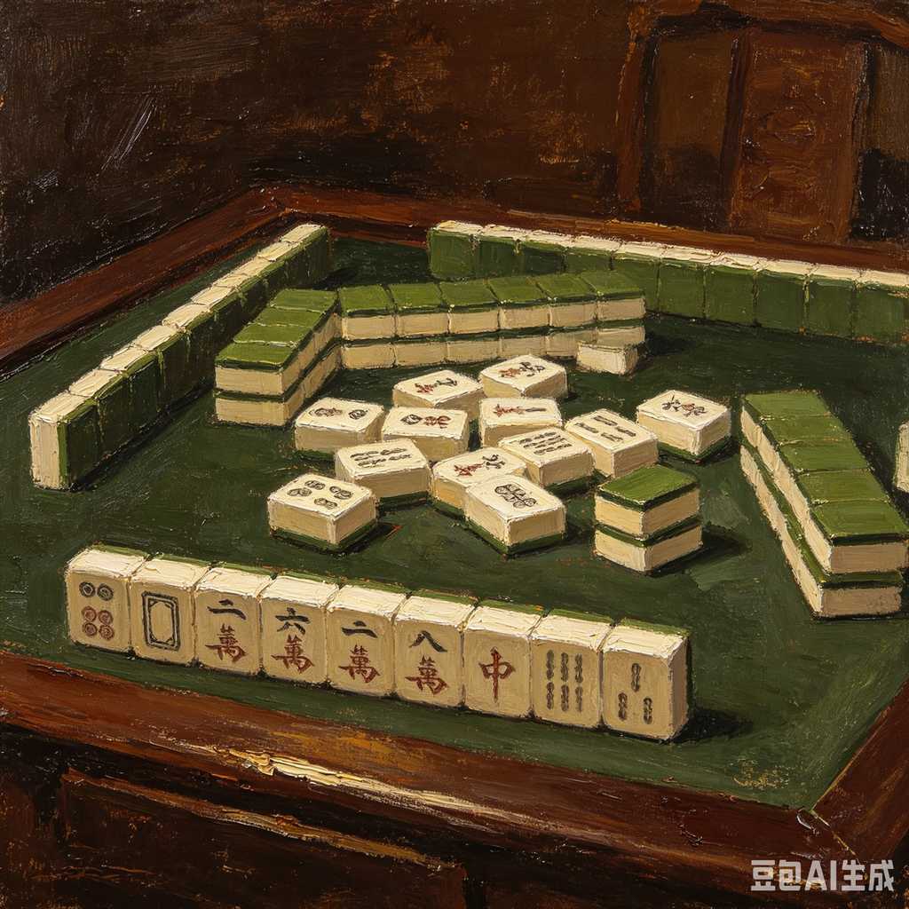 black crystal mahjong tiles