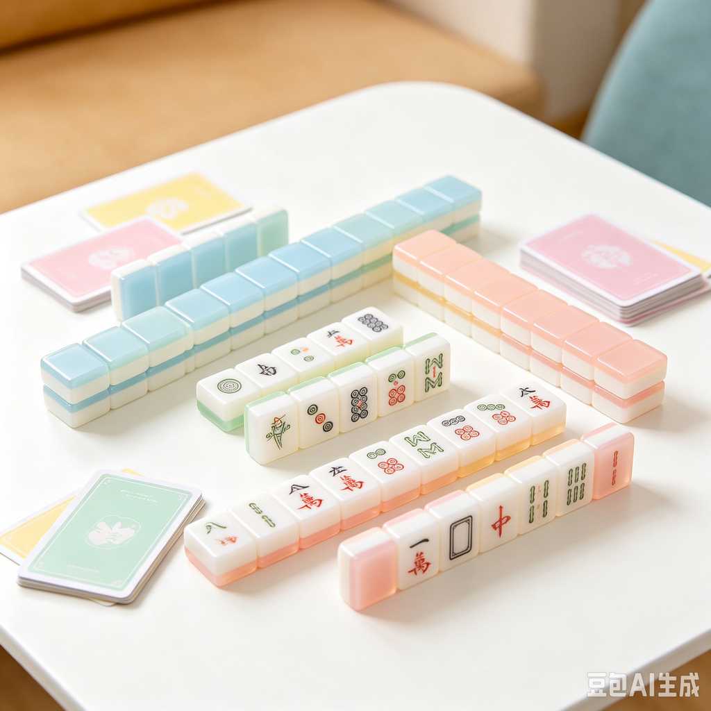 matte mahjong tiles